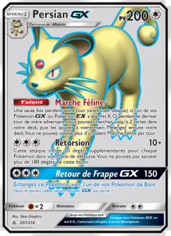 Persian GX — carte 207 de l’extension Alliance Infaillible