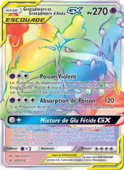 Grotadmorv et Grotadmorv d’Alola GX — carte 220 de l’extension Alliance Infaillible