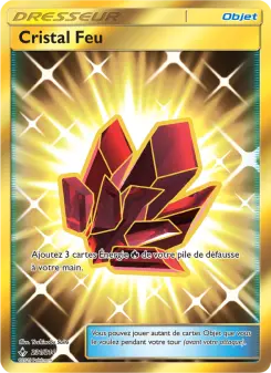 Cristal Feu — carte 231 de l’extension Alliance Infaillible