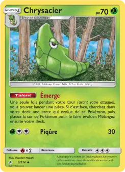 Chrysacier — carte 3 de l’extension Alliance Infaillible