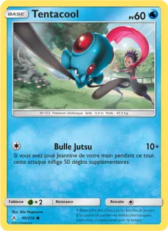 Tentacool — carte 40 de l’extension Alliance Infaillible