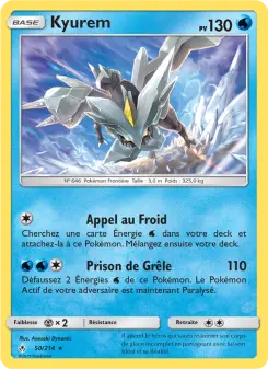Kyurem — carte 50 de l’extension Alliance Infaillible