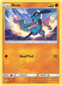 Riolu — carte 116 de l’extension Harmonie des Esprits