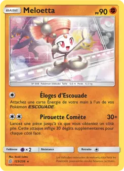 Meloetta — carte 123 de l’extension Harmonie des Esprits