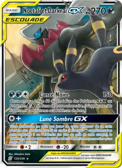 Noctali et Darkrai GX — carte 125 de l’extension Harmonie des Esprits