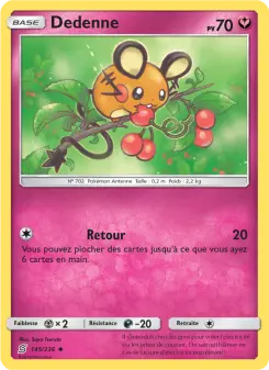 Dedenne — carte 145 de l’extension Harmonie des Esprits