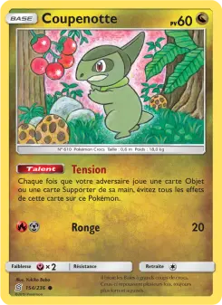 Coupenotte — carte 154 de l’extension Harmonie des Esprits