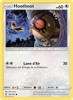 Hoothoot — carte 165 de l’extension Harmonie des Esprits