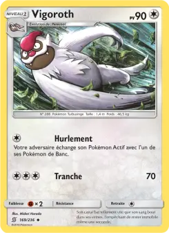 Vigoroth — carte 169 de l’extension Harmonie des Esprits