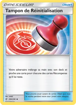 Tampon de Réinitialisation — carte 206 de l’extension Harmonie des Esprits