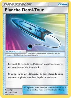Planche Demi-Tour — carte 211 de l’extension Harmonie des Esprits