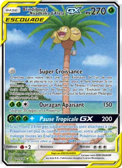 Brindibou et Noadkoko d’Alola GX — carte 215 de l’extension Harmonie des Esprits