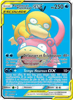 Ramoloss et Psykokwak GX — carte 217 de l’extension Harmonie des Esprits