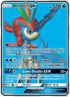Keldeo GX — carte 219 de l’extension Harmonie des Esprits
