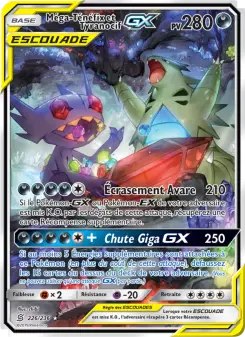 Méga-Ténéfix et Tyranocif GX — carte 226 de l’extension Harmonie des Esprits