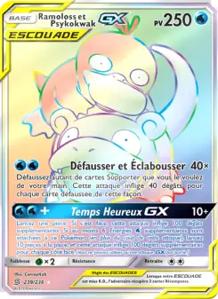 Ramoloss et Psykokwak GX — carte 239 de l’extension Harmonie des Esprits