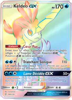 Keldeo GX — carte 240 de l’extension Harmonie des Esprits