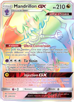 Mandrillon GX — carte 249 de l’extension Harmonie des Esprits