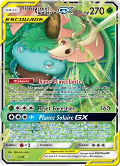 Florizarre et Vipélierre GX — carte 1 de l’extension Éclipse Cosmique