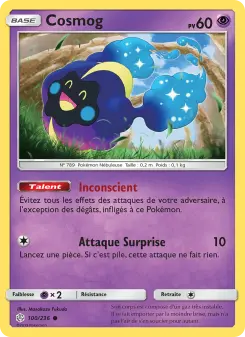 Cosmog — carte 100 de l’extension Éclipse Cosmique