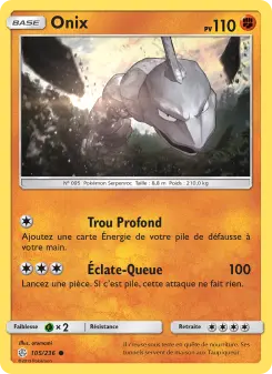 Onix — carte 105 de l’extension Éclipse Cosmique