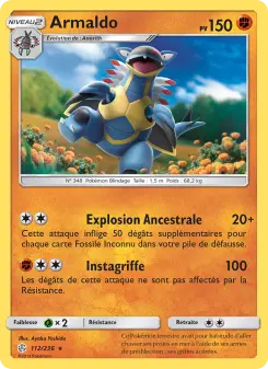 Armaldo — carte 112 de l’extension Éclipse Cosmique