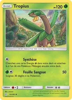 Tropius — carte 12 de l’extension Éclipse Cosmique