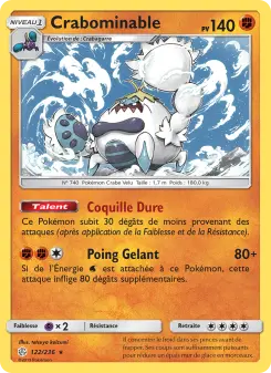 Crabominable — carte 122 de l’extension Éclipse Cosmique