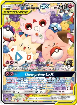 Togepi, Mélo et Toudoudou GX — carte 143 de l’extension Éclipse Cosmique