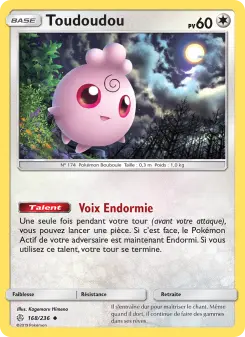 Toudoudou — carte 168 de l’extension Éclipse Cosmique