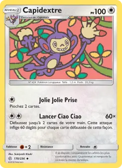 Capidextre — carte 170 de l’extension Éclipse Cosmique