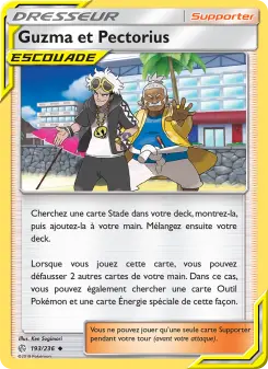 Guzma et Pectorius — carte 193 de l’extension Éclipse Cosmique