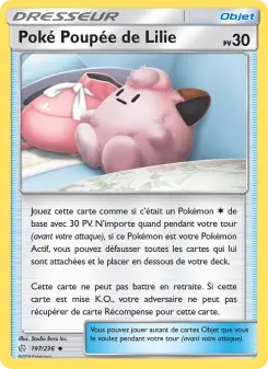 Poké Poupée de Lilie — carte 197 de l’extension Éclipse Cosmique