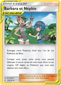 Barbara et Néphie — carte 198 de l’extension Éclipse Cosmique