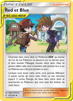 Red et Blue — carte 202 de l’extension Éclipse Cosmique