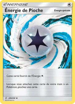 Énergie de Pioche — carte 209 de l’extension Éclipse Cosmique