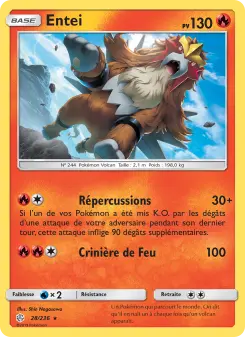 Entei — carte 28 de l’extension Éclipse Cosmique