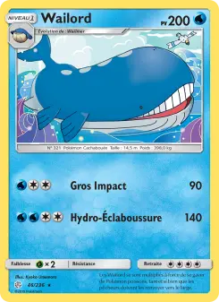 Wailord — carte 46 de l’extension Éclipse Cosmique