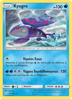 Kyogre — carte 53 de l’extension Éclipse Cosmique