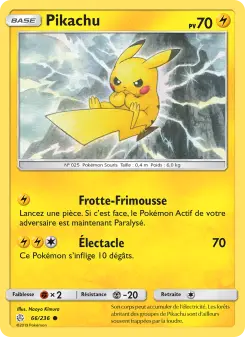 Pikachu — carte 66 de l’extension Éclipse Cosmique