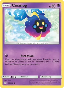 Cosmog — carte 99 de l’extension Éclipse Cosmique