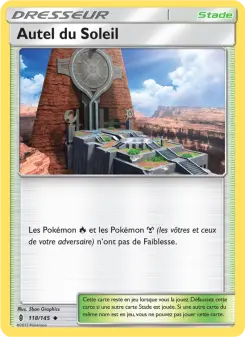 Autel du Soleil — carte 118 de l’extension Gardiens Ascendants