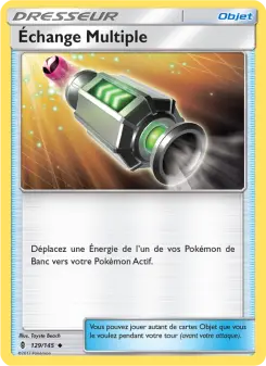 Échange Multiple — carte 129 de l’extension Gardiens Ascendants