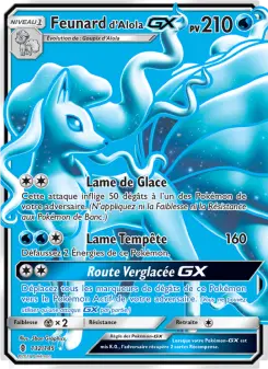 Feunard d’Alola GX — carte 132 de l’extension Gardiens Ascendants