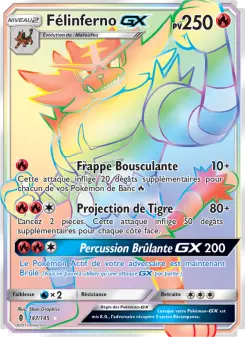 Félinferno GX — carte 147 de l’extension Gardiens Ascendants
