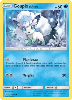Goupix d’Alola — carte 21 de l’extension Gardiens Ascendants