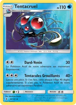 Tentacruel — carte 24 de l’extension Gardiens Ascendants
