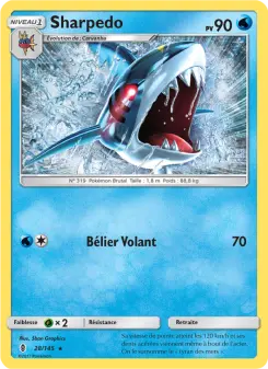 Sharpedo — carte 28 de l’extension Gardiens Ascendants