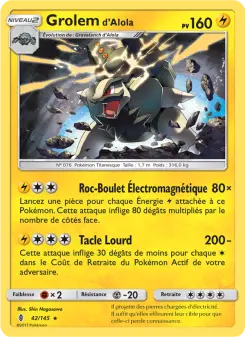 Grolem d’Alola — carte 42 de l’extension Gardiens Ascendants