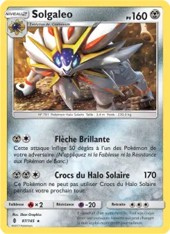 Solgaleo — carte 87 de l’extension Gardiens Ascendants